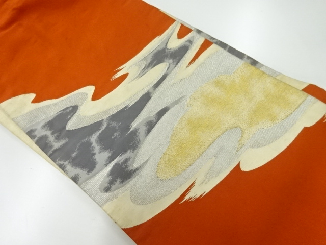 JAPANESE KIMONO / ANTIQUE NAGOYA OBI / SILK / WOVEN STREAM